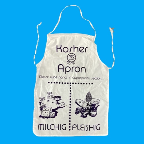 KOSHER APRON Milchig Fleischig - Picture 1 of 7